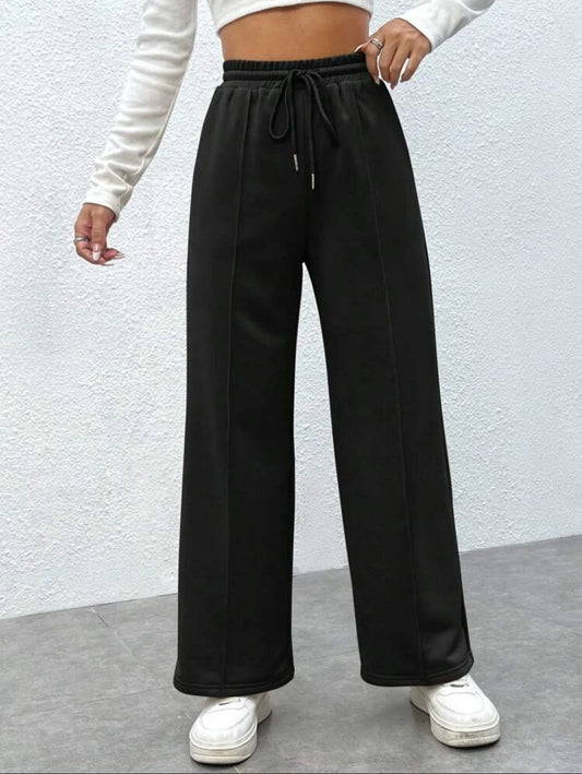 Black Flapper Trouser