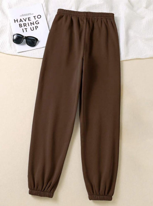 Darkbrown Rib Trouser
