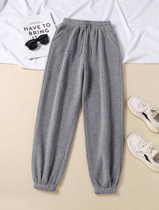 Charcoal Rib Trouser