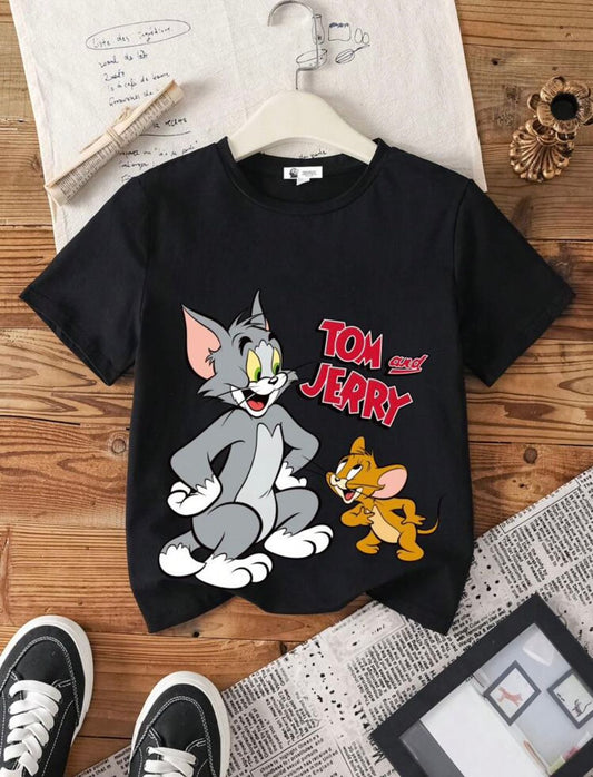 Black Round Neck Tshirt